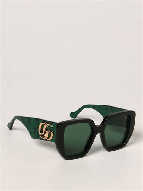 mens green gucci sunglasses|gucci green and black sunglasses.